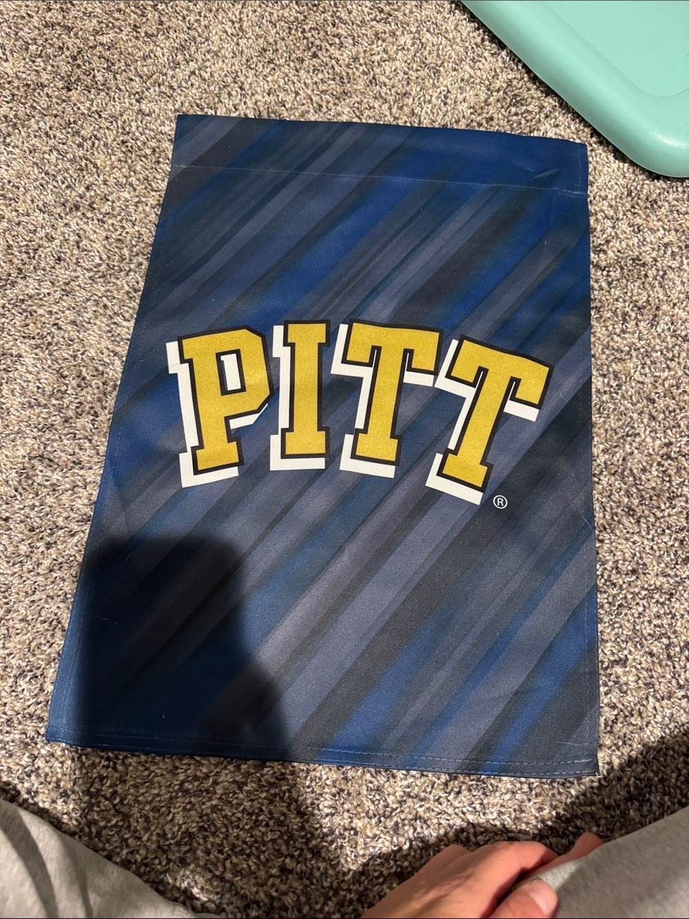 PITT Blue and Gold garden flag